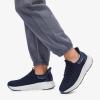 imageSTQ Slip on Sneakers Men Comfort Walking Shoes Orthopedic Shoes for Plantar FasciitisNavy