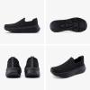 imageSTQ Slip on Sneakers Women Walking Shoes with Arch Support Comfortable NonSlip Nurse ShoesAll Black