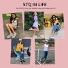 imageSTQ Slip on Sneakers Women Walking Shoes with Arch Support Comfortable NonSlip Nurse ShoesCharcoal Grey Purple