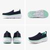 imageSTQ Slip on Sneakers Women Walking Shoes with Arch Support Comfortable NonSlip Nurse ShoesNavy Teal