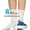 imageSTQ Slip on Sneakers Women Walking Shoes with Arch Support Memory FoamDenim Blue