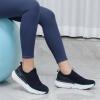 imageSTQ Slip on Sneakers Women Walking Shoes with Arch Support Memory FoamNavy Teal