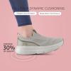 imageSTQ Slip on Sneakers Women Walking Shoes with Arch Support Memory FoamTaupe