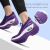 imageSTQ Slip on Walking Shoes for Women Arch Support Mesh Comfy Work ShoesPurple