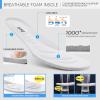 imageSTQ Slip on Walking Shoes for Women Arch Support Mesh Comfy Work ShoesWhite