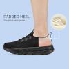 imageSTQ Slip on Womens Sneakers Orthopedic Walking Shoes Comfortable Breathable Sneakers with Arch SupportAll Black