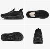 imageSTQ Slip on Womens Sneakers Orthopedic Walking Shoes Comfortable Breathable Sneakers with Arch SupportAll Black