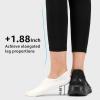 imageSTQ Slip on Womens Sneakers Orthopedic Walking Shoes Comfortable Breathable Sneakers with Arch SupportAll Black