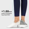 imageSTQ Slip on Womens Sneakers Orthopedic Walking Shoes Comfortable Breathable Sneakers with Arch SupportLight Grey