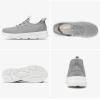 imageSTQ Slip on Womens Sneakers Orthopedic Walking Shoes Comfortable Breathable Sneakers with Arch SupportLight Grey