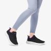 imageSTQ Tennis Shoes Womens Sneakers Breathable Mesh Walking Shoes Arch Support Orthopedic Athletic Workout Gym Running Shoe for Travel Jogging Sports Cross TrainingBlackPurple