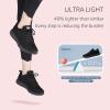 imageSTQ Tennis Shoes Womens Sneakers Breathable Mesh Walking Shoes Arch Support Orthopedic Athletic Workout Gym Running Shoe for Travel Jogging Sports Cross TrainingAll Black