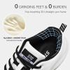 imageSTQ Tennis Shoes Womens Sneakers Breathable Mesh Walking Shoes Arch Support Orthopedic Athletic Workout Gym Running Shoe for Travel Jogging Sports Cross TrainingWhite Coke Black