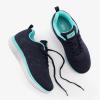 imageSTQ Tennis Shoes Womens Sneakers Breathable Mesh Walking Shoes Arch Support Orthopedic Athletic Workout Gym Running Shoe for Travel Jogging Sports Cross TrainingNavy BlueAqua