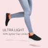 imageSTQ Walking Shoes Women Comfort Slip on Sneakers Women with Arch SupportBlack Orange