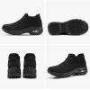 imageSTQ Walking Shoes Women Slip on Sneakers Non Slip Work AirCushion Arch Support Tennis Plantar Fasciitis Orthopedic Breathable Mesh Comfortable Ladies NursingNew Black