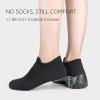 imageSTQ Walking Shoes Women Slip on Sneakers Non Slip Work AirCushion Arch Support Tennis Plantar Fasciitis Orthopedic Breathable Mesh Comfortable Ladies NursingBlack