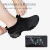 imageSTQ Walking Shoes Women Slip on Sneakers Non Slip Work AirCushion Arch Support Tennis Plantar Fasciitis Orthopedic Breathable Mesh Comfortable Ladies NursingBlack Mix