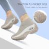 imageSTQ Walking Shoes Women Slip on Sneakers Non Slip Work AirCushion Arch Support Tennis Plantar Fasciitis Orthopedic Breathable Mesh Comfortable Ladies NursingLight Taupe