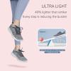 imageSTQ Walking Shoes for Women Lace Up Lightweight Tennis ShoesAquaGrey