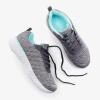 imageSTQ Walking Shoes for Women Lace Up Lightweight Tennis ShoesAquaGrey