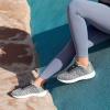 imageSTQ Walking Shoes for Women Lace Up Lightweight Tennis ShoesGreyGreen