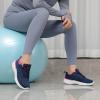 imageSTQ Walking Shoes for Women Lace Up Lightweight Tennis ShoesNavy BlueRose