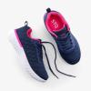 imageSTQ Walking Shoes for Women Lace Up Lightweight Tennis ShoesNavy BlueRose