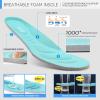 imageSTQ Walking Shoes for Women Lace Up Lightweight Tennis ShoesTeal