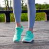 imageSTQ Walking Shoes for Women Lace Up Lightweight Tennis ShoesTeal