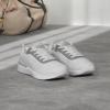 imageSTQ Walking Shoes for Women Lace Up Lightweight Tennis ShoesWhiteSilver