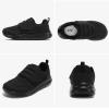 imageSTQ Wide Toe Box Shoes Women Hook and Loop Orthopedic Walking Shoe for Seniors Bunions Plantar Fasciitis Hammertoes Swollen FeetAll Black