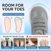imageSTQ Wide Toe Box Shoes Women Hook and Loop Orthopedic Walking Shoe for Seniors Bunions Plantar Fasciitis Hammertoes Swollen FeetMedium Grey