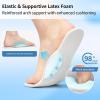 imageSTQ Wide Toe Box Shoes Women Hook and Loop Orthopedic Walking Shoe for Seniors Bunions Plantar Fasciitis Hammertoes Swollen FeetTaupe