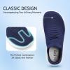 imageSTQ Wide Toe Box Walking Shoes Women  Sock Orthopedic Slip On Shoe NonSlip Comfort Mesh Diabetic Sneakers for Plantar Fasciitis Relief BunionsNavy