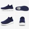 imageSTQ Wide Toe Box Walking Shoes Women  Sock Orthopedic Slip On Shoe NonSlip Comfort Mesh Diabetic Sneakers for Plantar Fasciitis Relief BunionsNavy