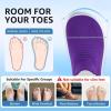 imageSTQ Wide Toe Box Walking Shoes Women  Sock Orthopedic Slip On Shoe NonSlip Comfort Mesh Diabetic Sneakers for Plantar Fasciitis Relief BunionsPurple