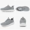 imageSTQ Wide Toe Box Walking Shoes Women Orthopedic Swollen Feet Diabetic Tennis Running Sneakers for Plantar Fasciitis Arch Support BunionsMedium Grey