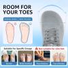 imageSTQ Wide Toe Box Walking Shoes Women Orthopedic Swollen Feet Diabetic Tennis Running Sneakers for Plantar Fasciitis Arch Support BunionsMedium Grey