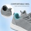 imageSTQ Wide Toe Box Walking Shoes Women Orthopedic Swollen Feet Diabetic Tennis Running Sneakers for Plantar Fasciitis Arch Support BunionsMedium Grey
