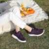 imageSTQ Wide Toe Box Walking Shoes Women Orthopedic Swollen Feet Diabetic Tennis Running Sneakers for Plantar Fasciitis Arch Support BunionsPrune Purple