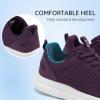 imageSTQ Wide Toe Box Walking Shoes Women Orthopedic Swollen Feet Diabetic Tennis Running Sneakers for Plantar Fasciitis Arch Support BunionsPrune Purple