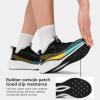 imageSTQ Women Carbon Plate Road Running Shoes Ultra Light Cushion SoleBlack White