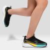 imageSTQ Women Carbon Plate Road Running Shoes Ultra Light Cushion SoleBlack White