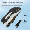 imageSTQ Women Carbon Plate Road Running Shoes Ultra Light Cushion SoleBlack White