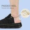 imageSTQ Women Slip on Sneakers Orthopedic Walking Shoes for Pregnant and Busy MomLight Grey Pink