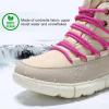 imageSTQ Women Winter Boots with Insulated Insole  Warm ampamp Cozy Winter Snow Boots for Women  Lightweight Non Slip Walking Boots Water ResistantBeige