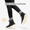 imageSTQ Women Winter Boots with Insulated Insole  Warm ampamp Cozy Winter Snow Boots for Women  Lightweight Non Slip Walking Boots Water ResistantBlack