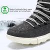imageSTQ Women Winter Boots with Insulated Insole  Warm ampamp Cozy Winter Snow Boots for Women  Lightweight Non Slip Walking Boots Water ResistantBlack