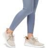 imageSTQ Womens Slip On Sneakers Tennis Walking Orthopedic Shoes Breathable Athletic Gym Workout Cross Training SneakersBeige